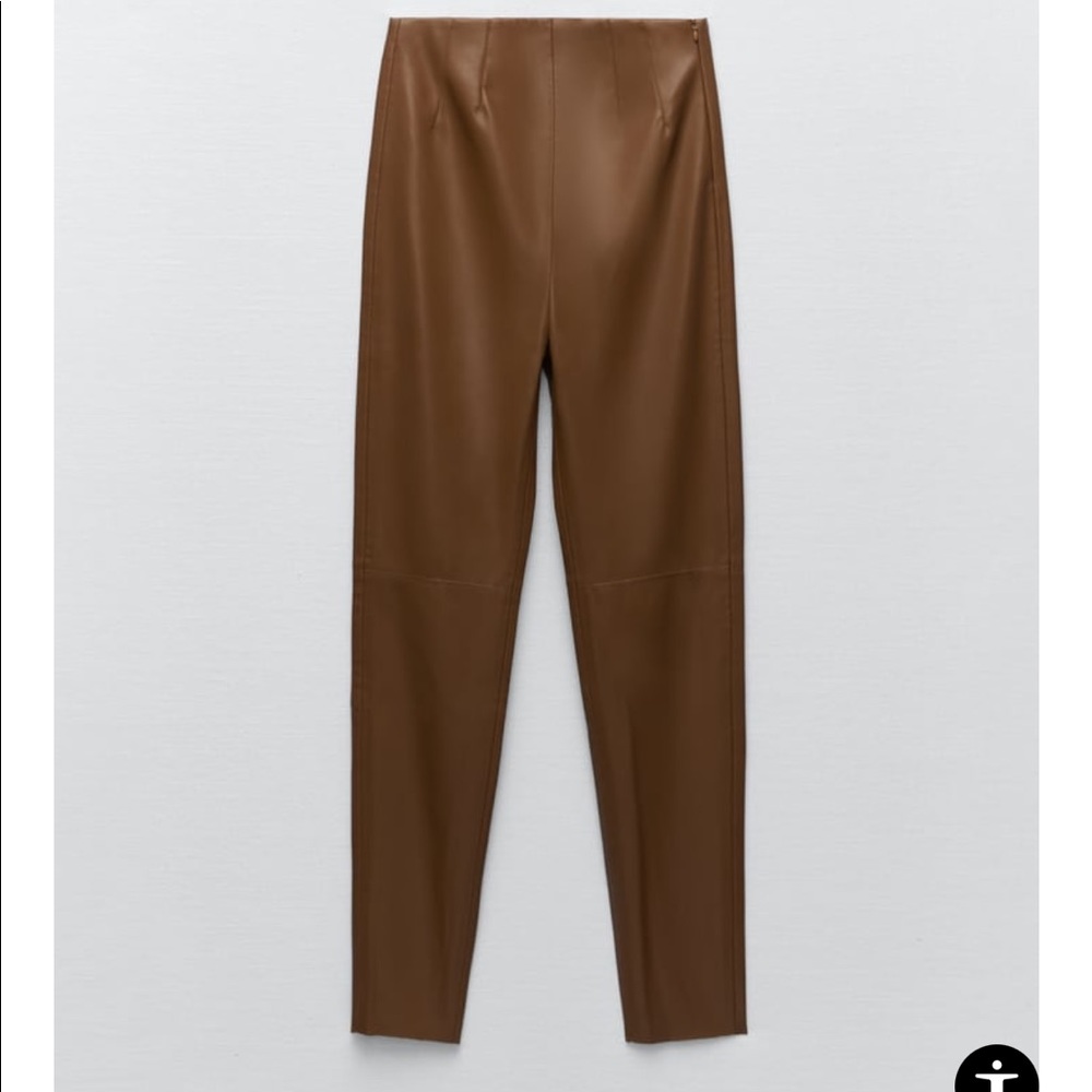 Zara leather pants
